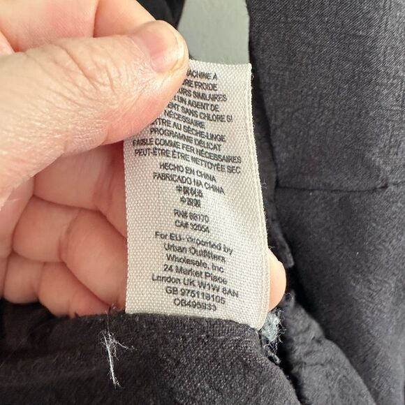 Free People Women’s Medium Black Marbella Linen Jumpsuit - Picture 7 of 8